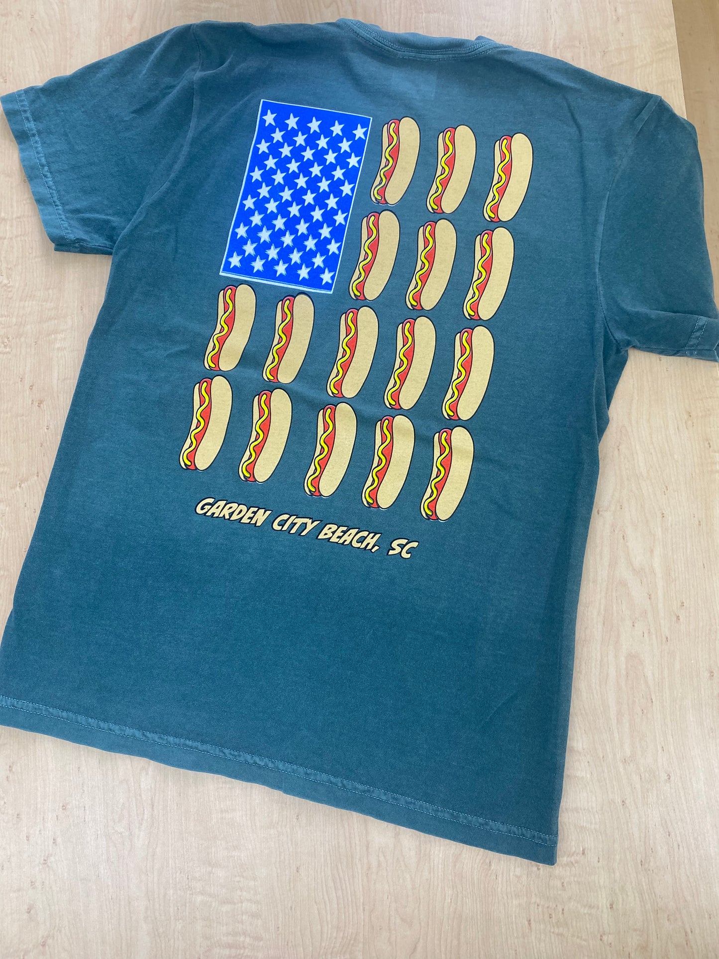 Hotdog Flag Shirt