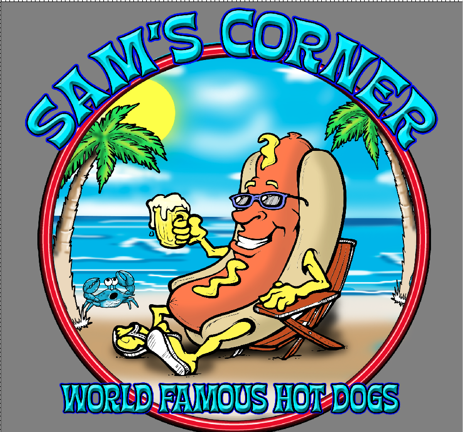 Chillin Beach Hotdog
